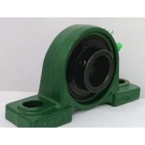 1-1/4" Bearing UCP206-20 Black Oxide Plated Insert + Pillow Block Cast Housing Mounted Bearing