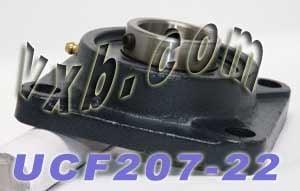 1-3/8 Bearing UCF-207-22 + Square Flanged Housing Mounted Bearing