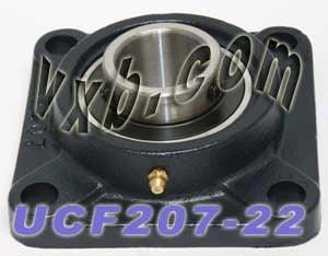 1-3/8 Bearing UCF-207-22 + Square Flanged Housing Mounted Bearing