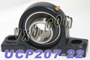 1-3/8 Bearing UCP-207-22 + Pillow Block Cast Housing Mounted Bearing