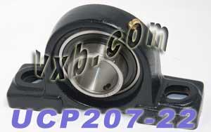 1-3/8 Bearing UCP207-22 + Pillow Block Cast Housing Mounted Bearing