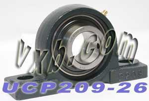 1-5/8 Bearing UCP-209-26 + Pillow Block Cast Housing Mounted Bearing