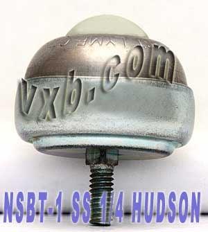 1-Stud Type Ball transfer NSBT-1-SS 1/4" Threaded Stem Bearing