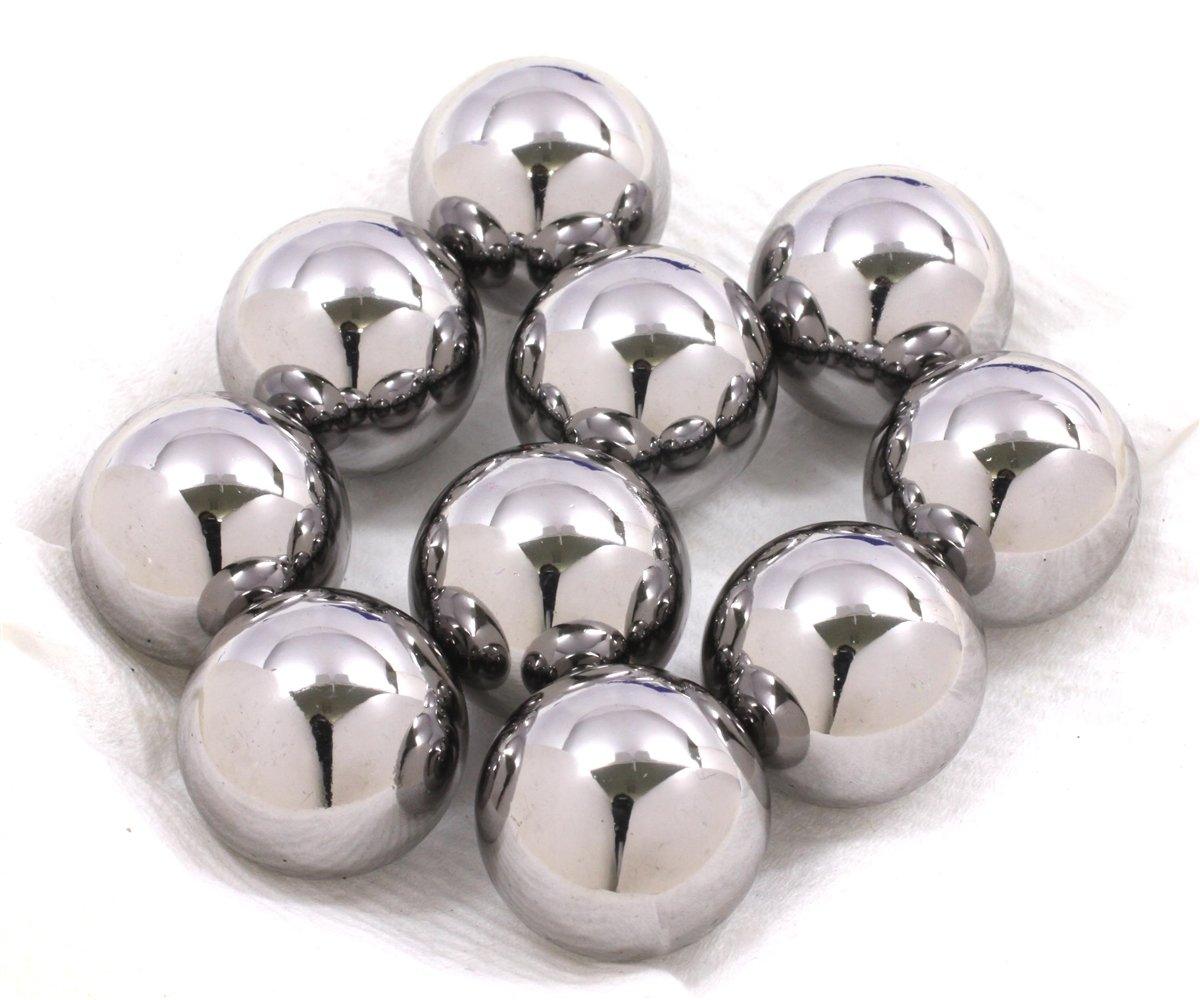 10-Pack 23/32" = 18.256mm Loose Carbon Steel Balls G100 Bearing Balls