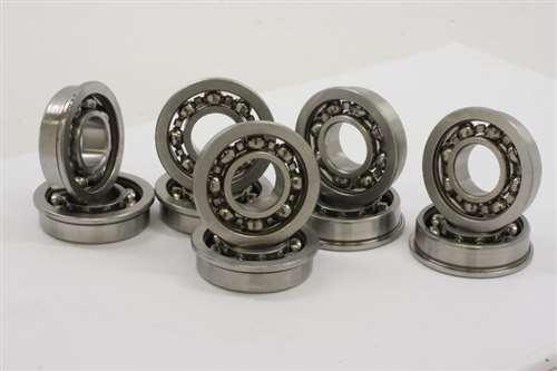 10-Pack Flanged Open Bearings F685 5x11x3mm
