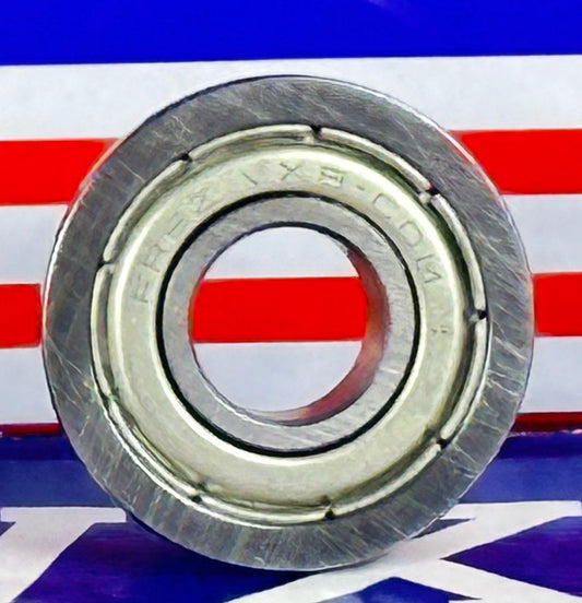 10-Pack Flanged Shielded Bearings FR6ZZ 3/8" x 7/8" x 9/32" Bearings