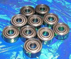 10-Pack Ball Bearings R3ZZ 3/16" x 1/2" x 0.196"