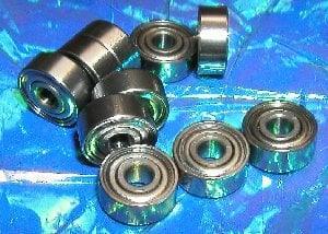 10-Pack Bearings R3ZZ 3/16" x 1/2" x 0.196" - Miniature Bearings