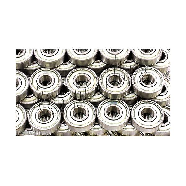 100-Pack Bearings Electric Motor Quality 608ZZ 8x22x7mm Chrome Steel - Steel Cage