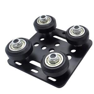 1000mm Black Anodized Aluminum V-Slot Gantry - Extrusion 2020 - Bearing Guide Plate