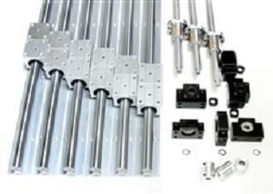 1000mm x 1000mm Feet CNC Router Ball Screws Kit 16mm Rails & BallScrews XYZ Travel 37 x 37 x 9 inch