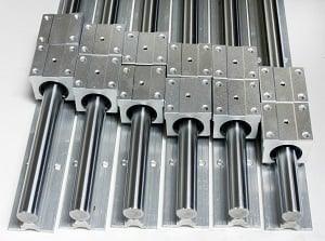 1000mm x 1000mm Feet CNC Router Ball Screws Kit 20mm Rails & BallScrews XYZ Travel 37 x 37 x 9 inch