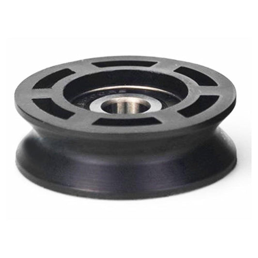 10mm Bore Bearing - 50mm Round Pulley V-Groove Track Roller Bearing 10x50x16mm
