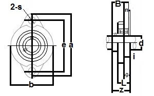 10mm Flange Bearing KFL000 Miniature Pillow Block Mounted Bearing