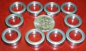 10-Pack 10x20x5mm Ball Bearings ID 10mm x OD 20mm