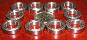 10-Pack 10x20x5mm Ball Bearings ID 10mm x OD 20mm