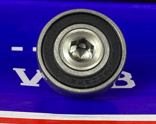 Cam Follower Bearing - M10 x 12mm Length Bolt - 20x42x12mm - Hex Hole