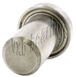 1/2" Ball Bearing - 1/8 diameter integrated 3/8 Long Axle