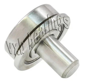 1/2" Flanged Bearing - 3/16 diameter integrated 3/8 Axle
