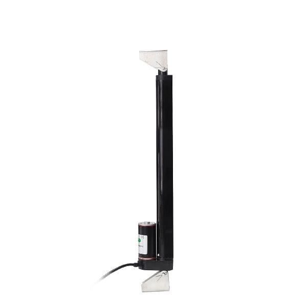 12 Inch Stroke 225 lbs DC 12 Volt Black Linear Actuator - mounting brackets