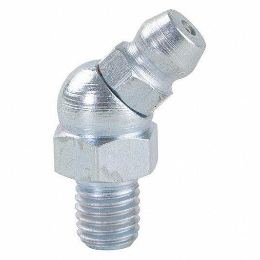 1/4"-28 45 Degrees Zerk Nipple Fitting Grease Nipple Fittings