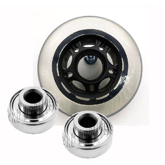1/4" ID 3" (76mm) OD Heavy Duty Luggage Wheel Set