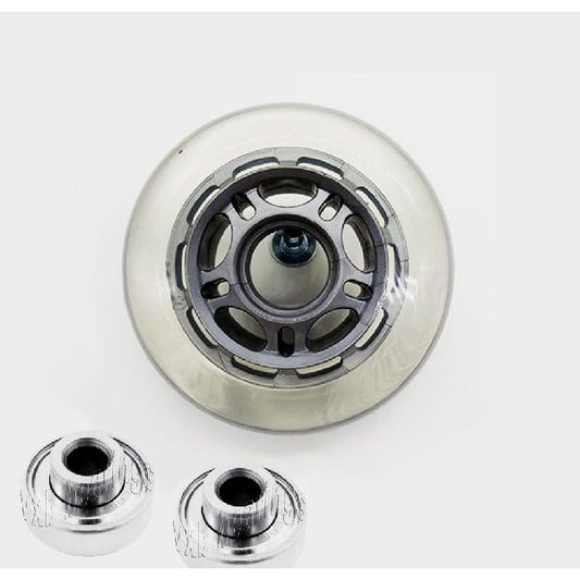 1/4" ID 3.14" (80mm) OD Heavy Duty Luggage Wheel Set