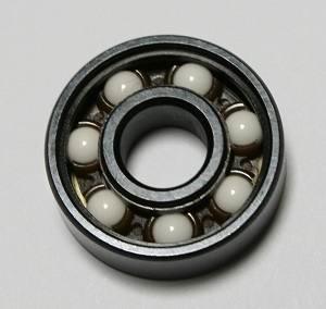16 inline skate Ceramic Black Bearing:Sealed:ZrO2