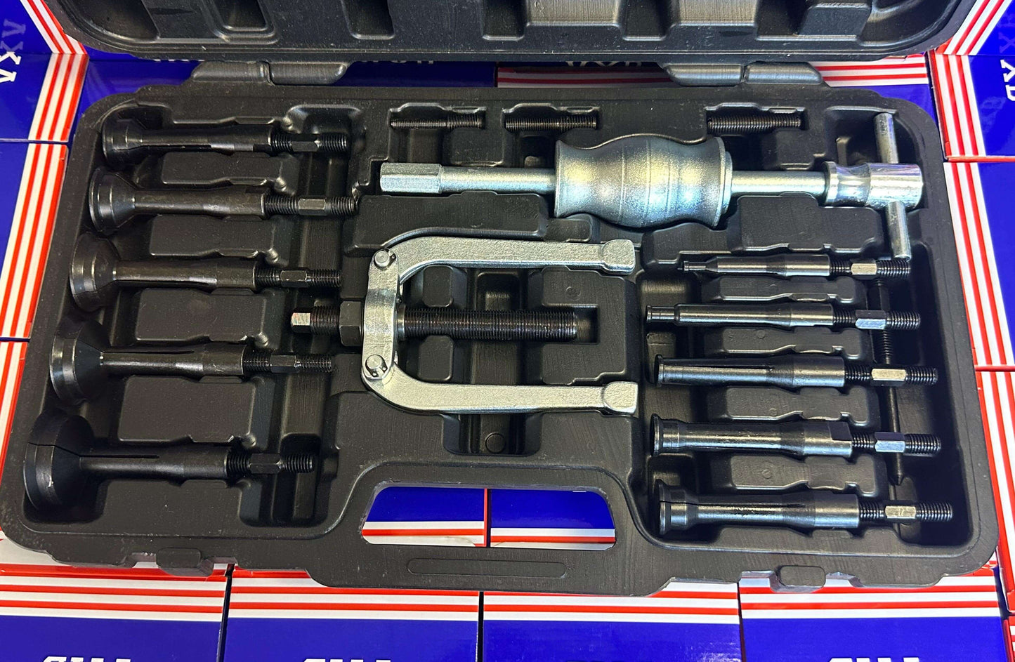 16-Piece Blind Bearing Puller Set - Durable & Versatile Kit