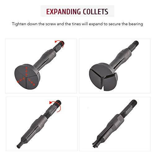 16-Piece Blind Bearing Puller Set - Durable & Versatile Kit