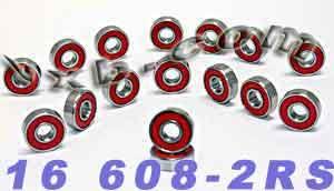 16 Sealed Skate Bearing