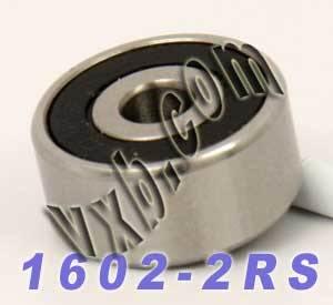 1602-2RS Bearing 1/4" x 11/16" x 5/16" - Miniature - Sealed