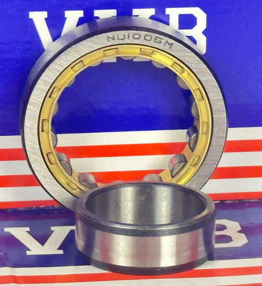 NU1006M Cylindrical Roller Bearing 30x55x13mm Bronze Cage