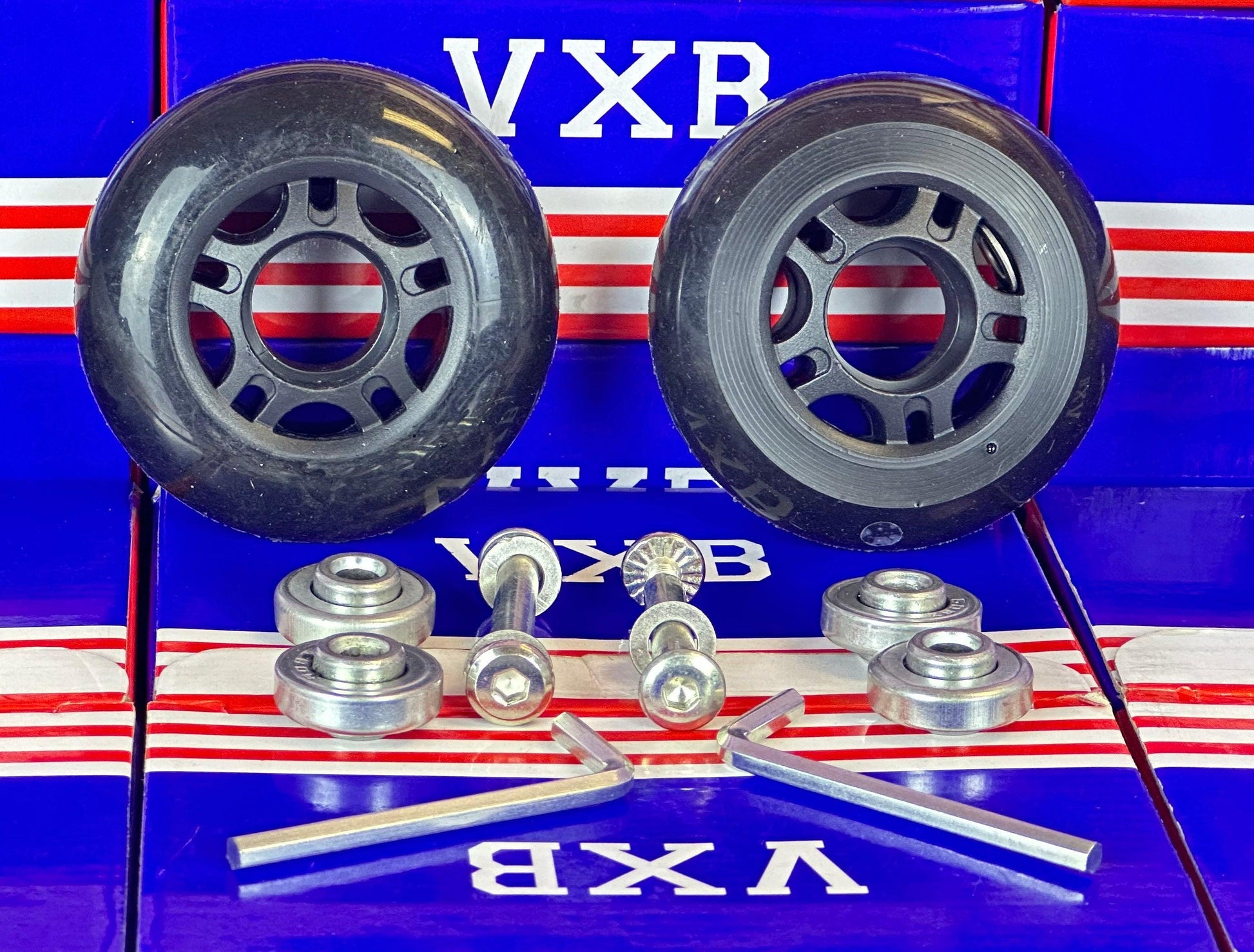 Travel Bags Replacement Luggage Gray Wheels Set Universal Suitcase Repair Kit Axles Wrench Bearing Skate Wheel Roller 70MM