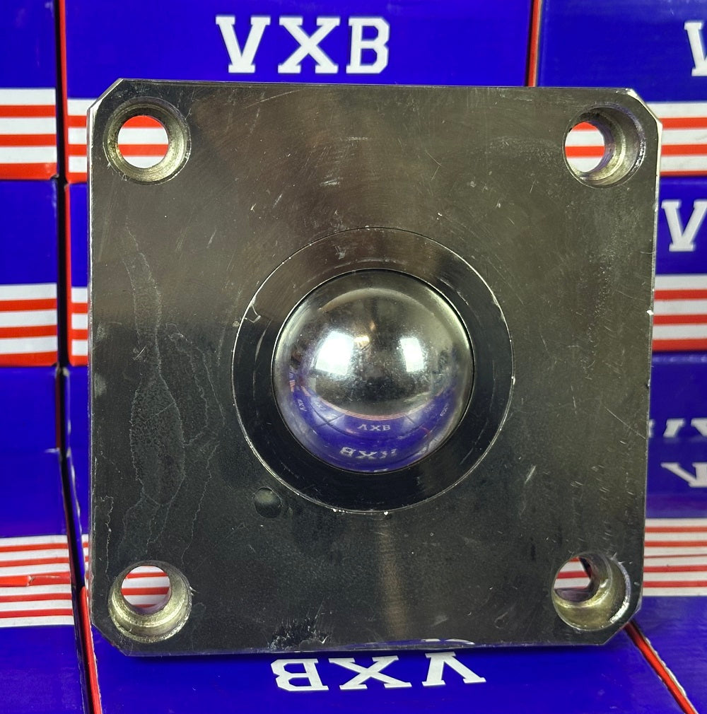 1322 lbs Load Capacity Stainless Steel Flange Ball Transfer Bearing Unit Surface Bearing