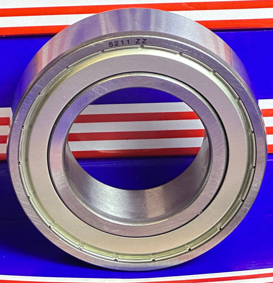 5211ZZ Angular Contact Bearing - Double Row - 55x100x33.3 Bearing