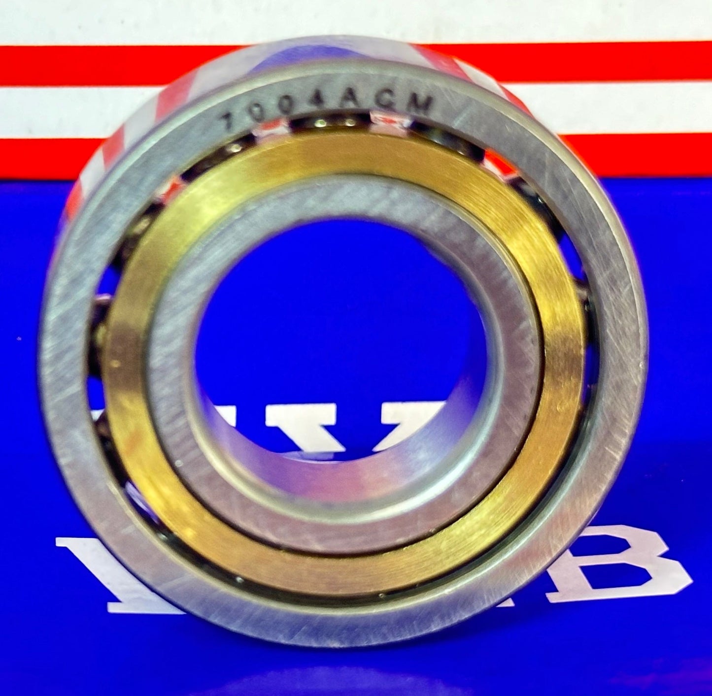 7004ACM Angular Contact bearing Bronze Cage 20x42x12mm