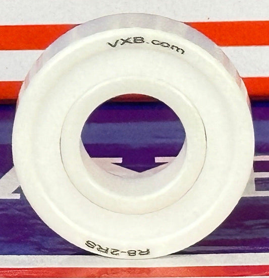 R8-2RS Full Ceramic Ball Bearing - 1/2" x 1-1/8" x 5/16" - Sealed