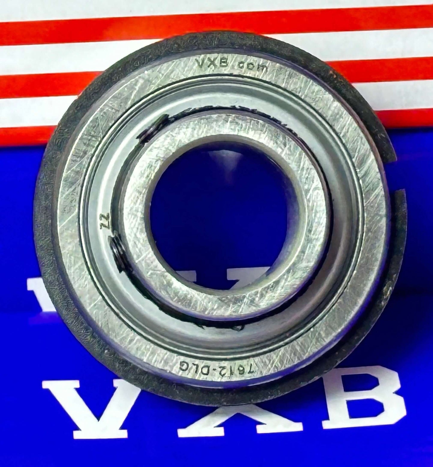 7612DLGZZ Ball Bearing - 0.75" ID x 1.75" OD - Snap Ring