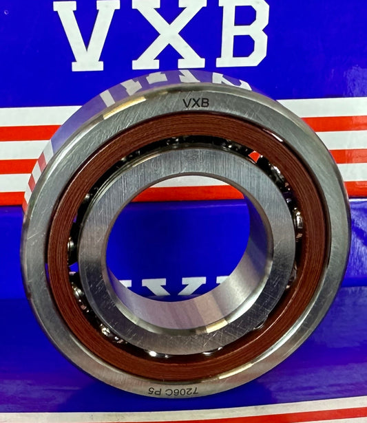 7206C P5 High Precision Angular Contact Bearing 30x62x16mm ABEC-5