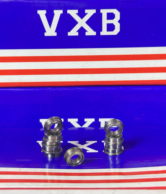 10-Pack Flanged Shielded Bearings MF95ZZ 5x9x3 Miniature