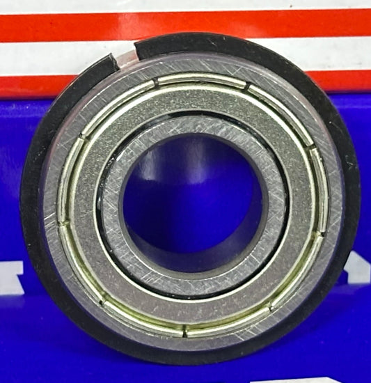 6202ZZNR-10 Shielded Bearing - Snap Ring Groove ID: 5/8" OD: 35mm Width: 10mm
