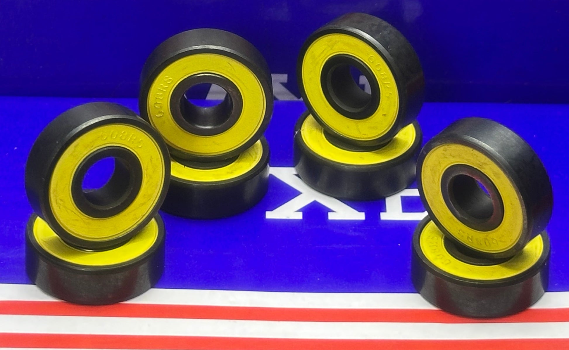 8-Pack Sealed Skateboard Blacked Bearing