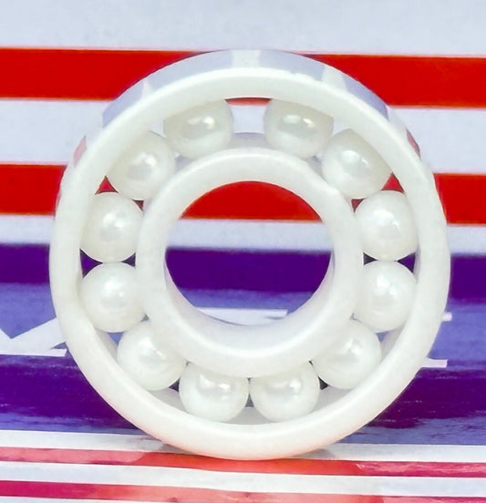R6 Full Complement Full Ceramic Bearing 3/8" x 7/8" x 9/32" ZrO2 Bearing