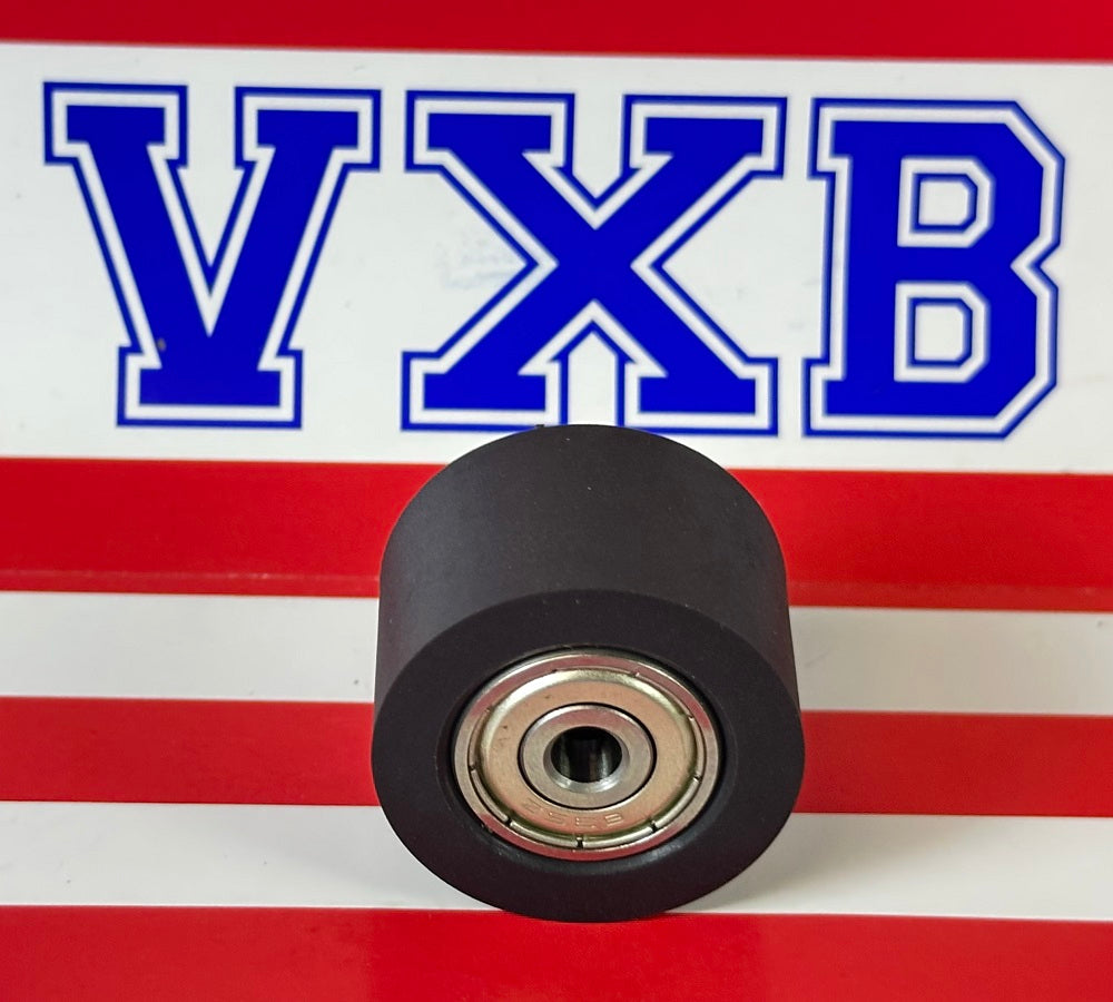 5x30x20 Polyurethane Shielded Bearing - Black Polyurethane Tire 5x30x20mm