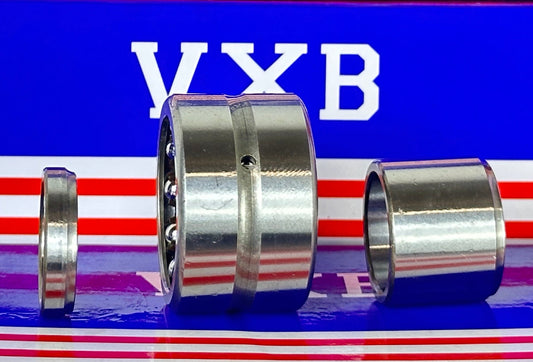 NKIB5904 Needle Roller Bearing - 3-Point Contact Ball Bearing 20X37X25mm - Machined Type