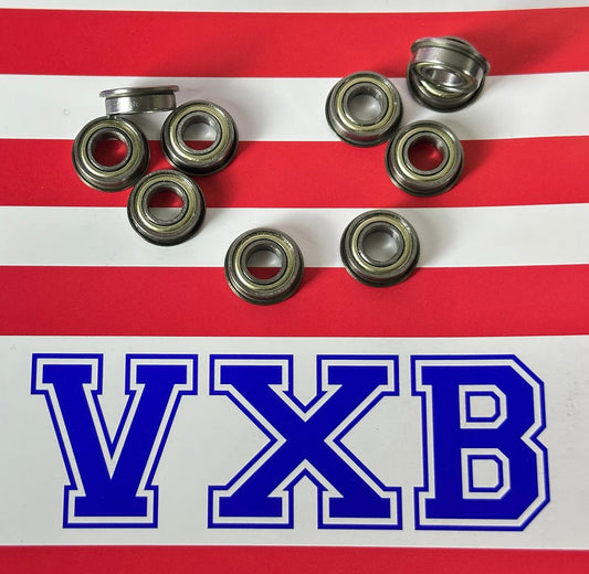 10-Pack Flanged Shielded Bearings 6x12x4 Miniature