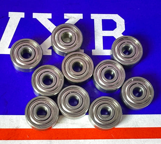 10-Pack Hybrid Ceramic Bearings S623ZZ 3x10x4mm - Shielded - Miniature