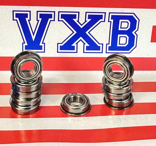 Pack 10 Flanged Bearing 9x17x5mm - Shielded - Miniature