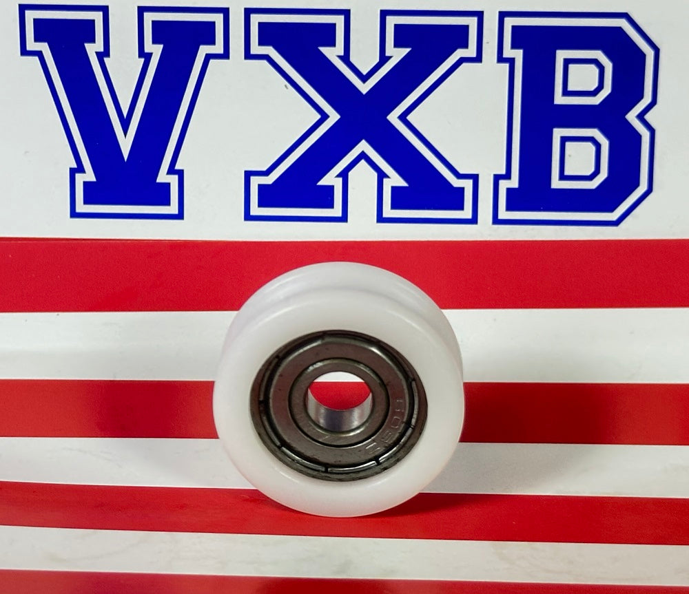 8x30x11 U Pulley Rubber Bearing - tire 8x30x11mm - Sealed - Miniature